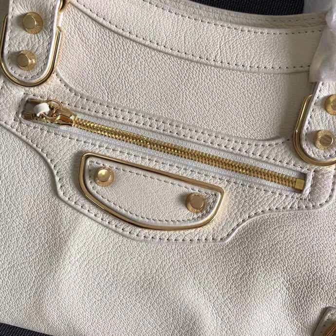 BALENCIAG巴黎世家 機車包 BALENCIAGA 原版山羊皮包邊五金 手提肩背斜挎包  BL1271
